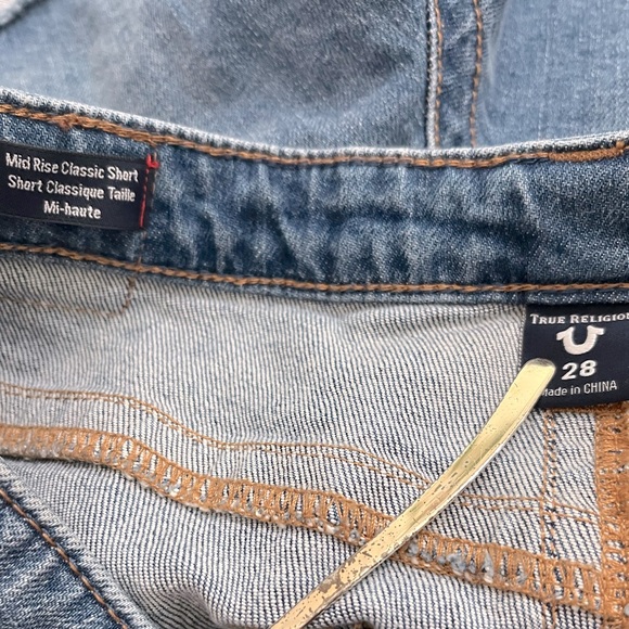 Mid Rise Jean Shorts by True Religion - Picture 3 of 3